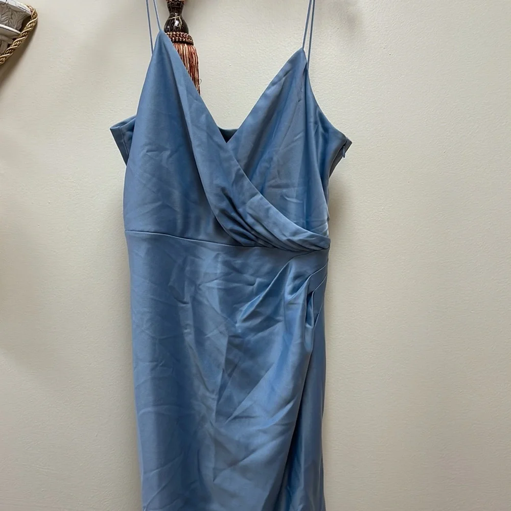 New Women’s BHLDN Freya Satin Charmeuse Dress By Anthropologie!!🔥🔥🔥 - Picture 7 of 16